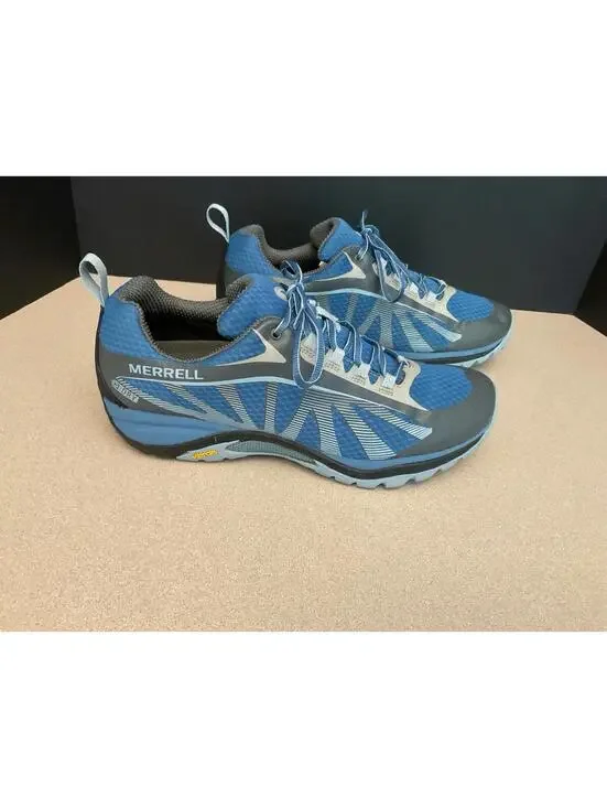 Womens Merrell Siren Edge 3 Blue/Black Waterproof Hiking Shoes. Size 11. Nice! - Picture 1 of 10